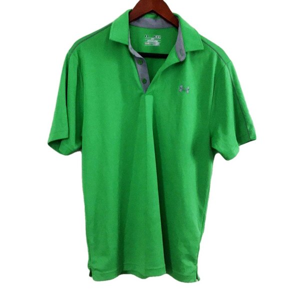 green under armour golf shirt
